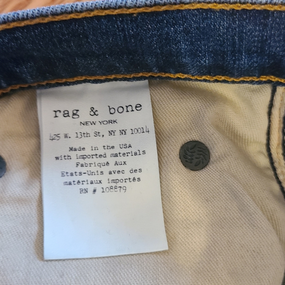Unique Rag & Bone Plaid Patchwork Jeans - image 4